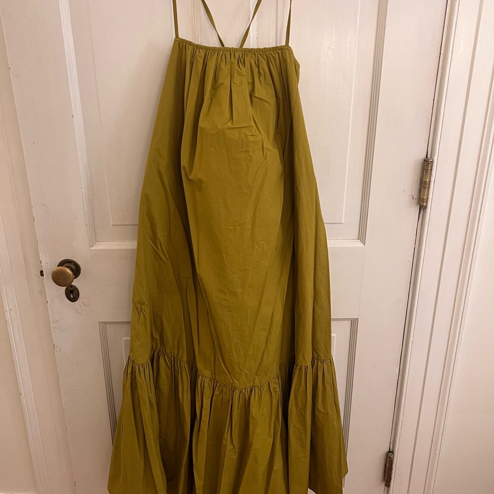 Olive Green Midi Dress